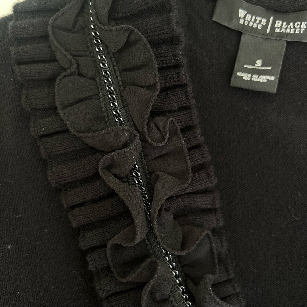 White House Black Market embellished cropped cardigan - Picture 5 of 6